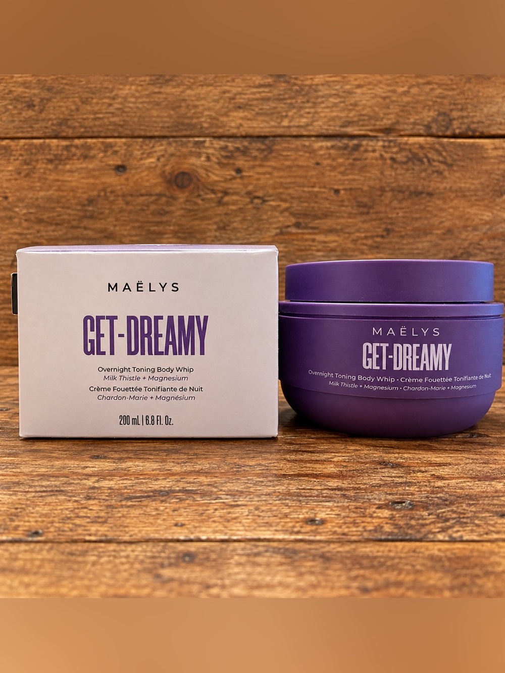 MAËLYS GET-DREAMY Overnight Toning Body Whip 6.8 oz Brand New in Box